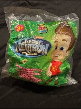 Jimmy Neutron Boy Genius Wendy’s Toy 2003 Vintage Sealed New Jimmy Rocket Ship